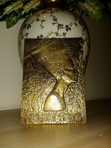 Messingbild nofretete - messingbild,