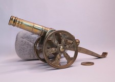 Messing massiv Kanone Antik