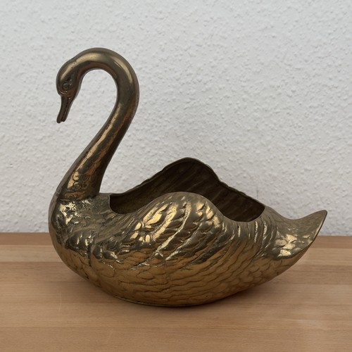 Messing schwan groß - messing,