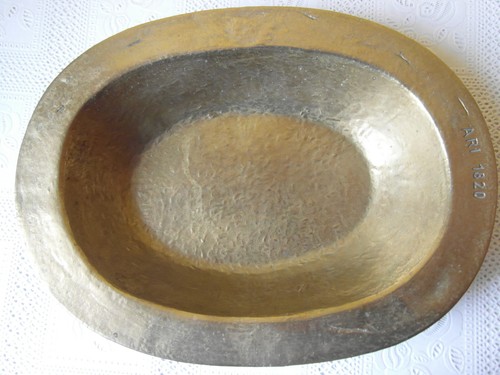 Massive messing schale - massive,