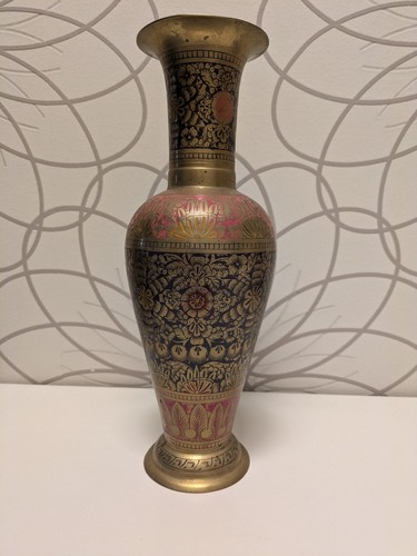 Messing vase kelch farbige - vase,