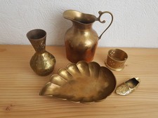 5 Messing Deko Objekte Vintage