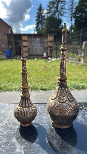 Messing krüge vasen set - vasen, 2