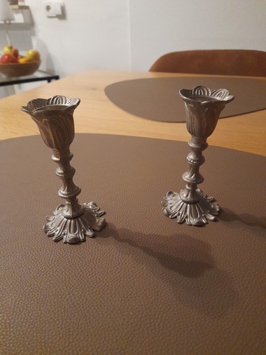 Set kerzenständer messing - set,