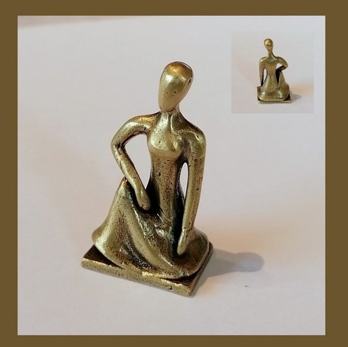 Messing figur modern massiv - modern,