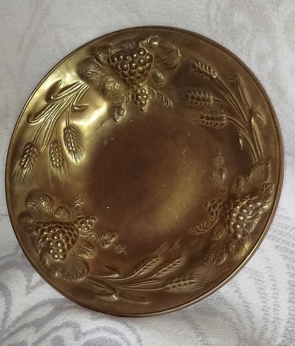 Schöne goldene messing schale - schöne,