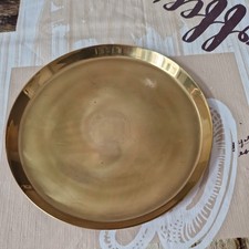 Altes Messing Tablet rund, 19