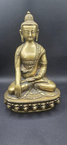 Antiker messing buddha - antiker,