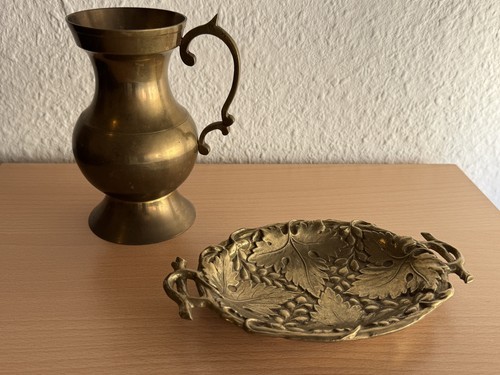 Messing schale mit - ,