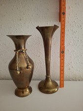 2 Messing Vasen Dekoration
